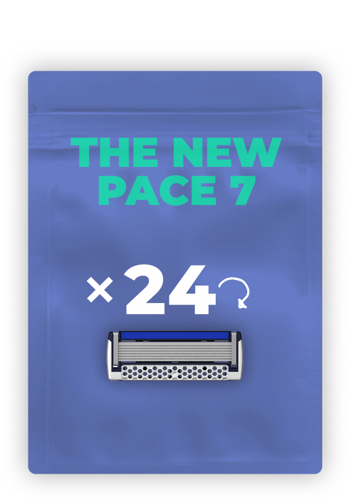 סכיני גילוח Pace7, מארז 24 יח’